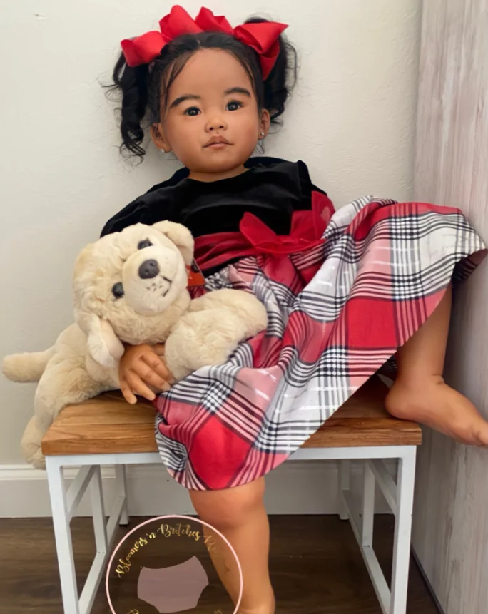 

SINO-BB 29 дюймов кукла реборн дубленая кожа девушка специальное предложение прекрасная кукла Leonie