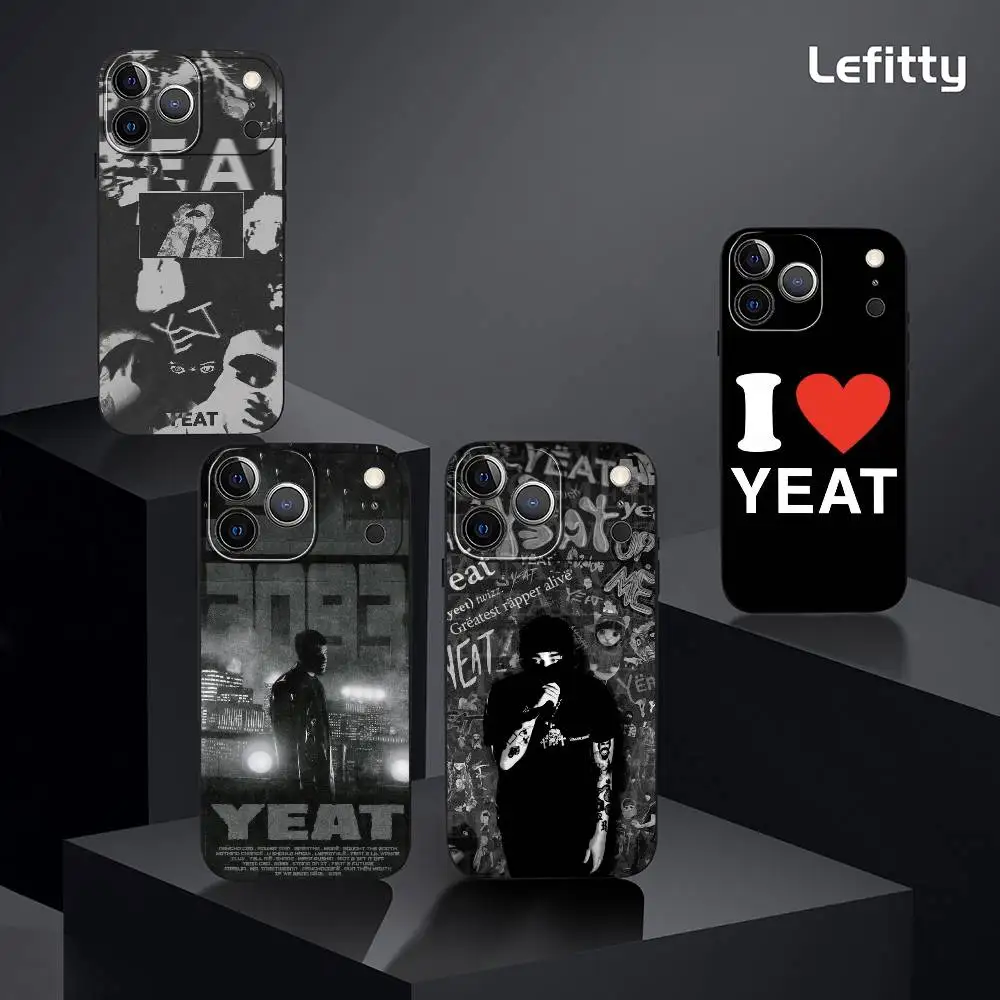 حافظة هاتف Y-Yeat Rapper A-AfterLyfe لهاتف آيفون 17 16 15 14 13 12 11 Pro Max Plus Mini Black Frosted Soft Shell Funda