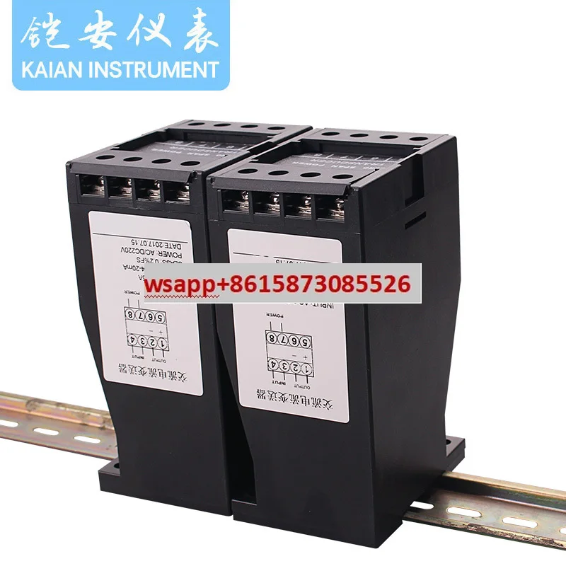 

AC/DC Power Current Voltage Transmitter Power Frequency Isolation to Analog 4-20mA Linear Low Temperature Drift