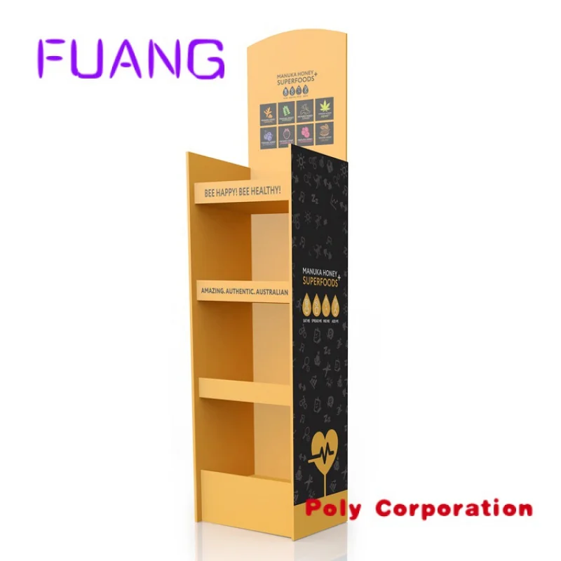 Custom  store racking custom corrugated candy racks lollypop pos supermarket cardboard chips stand potato chips wrapping paper d