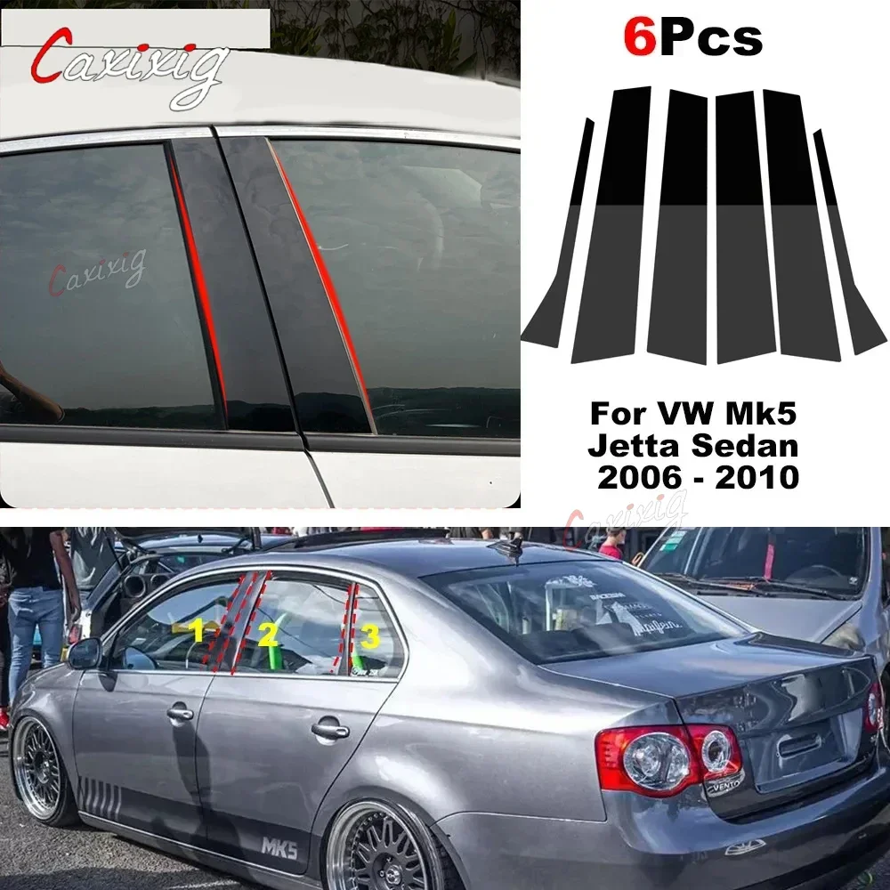 para-vw-mk5-jetta-sedan-2006-2007-2008-2009-2010-adesivo-preto-brilhante-parte-exterior-6-pcs-porta-do-carro-janela-pilar-posts-guarnicao-capa