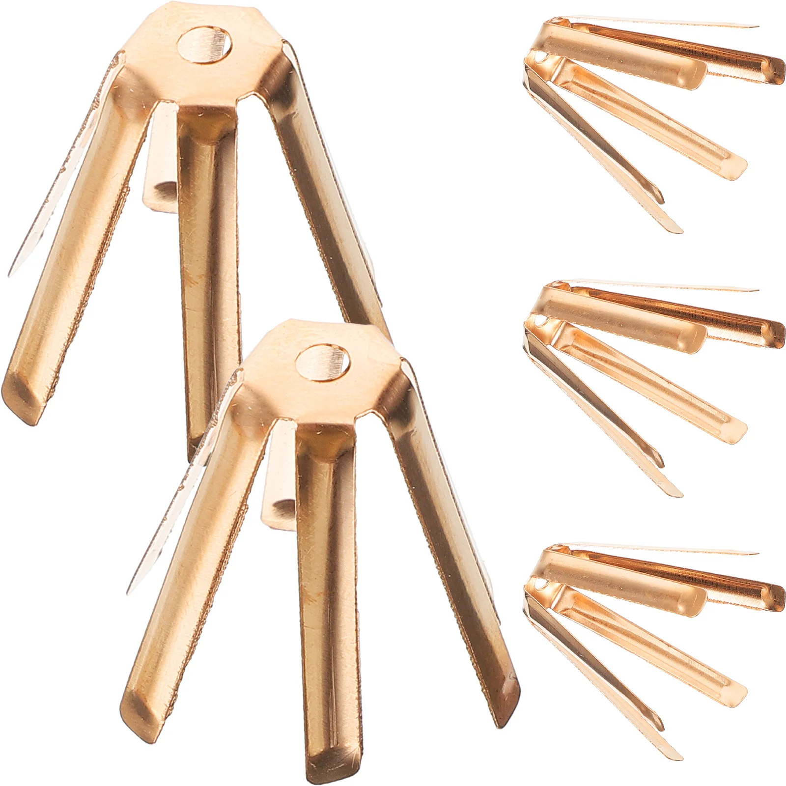 

5Pcs Golf Octopus Shims Universal Copper Adapter Shaft Spacers Improve Hitting Effect Stability Control Golf Shaft Shims