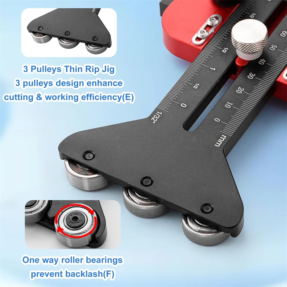 أدوات تحديد المواقع لقطع الخشب منشار الطاولة، حد القطع السريع، منضدة النجارة، تحديد المواقع والتثبيت