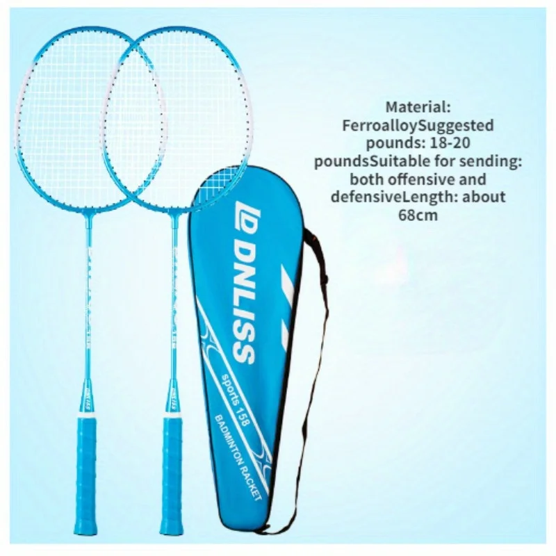 Iron Alloy durável Badminton Racket Suit, artigos esportivos para adultos