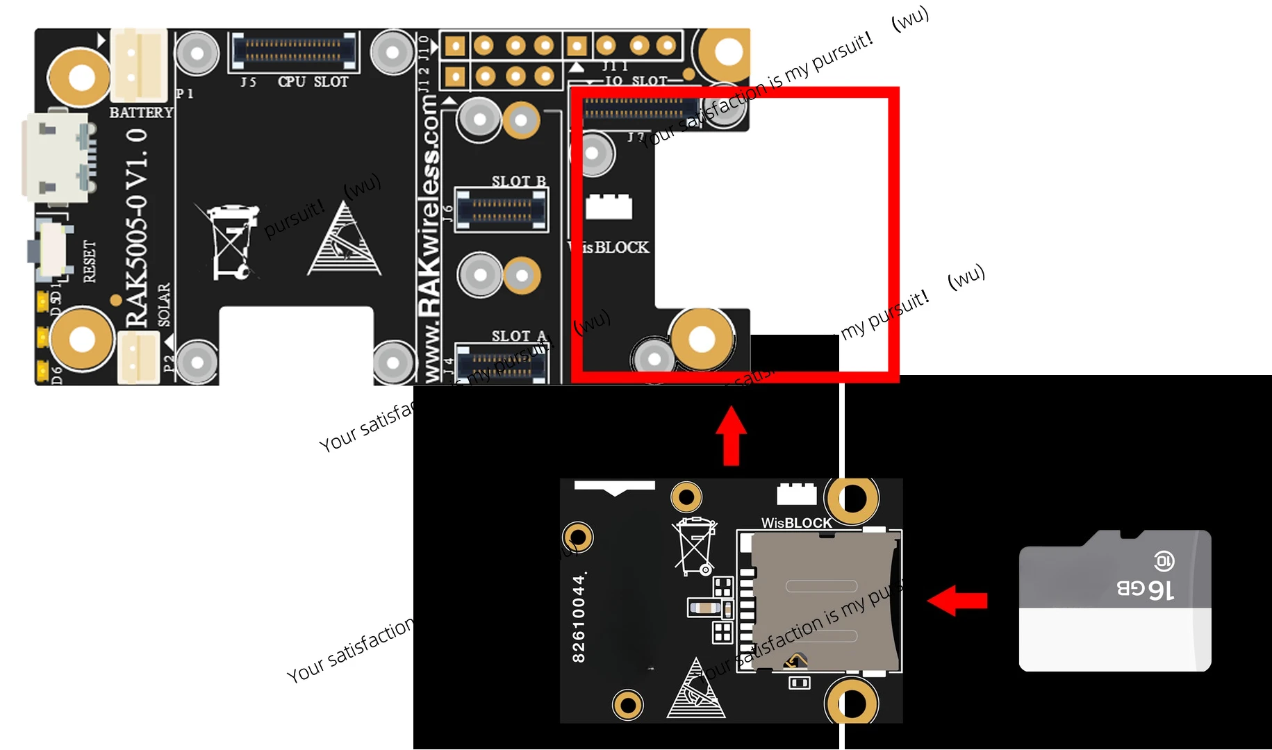 

Для модуля SD-карты | РАК15002