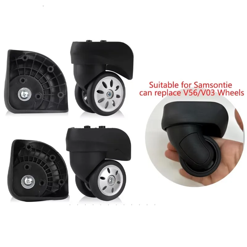 Universal Wheel Suitable for Samsontie Replace V03/V56 Wheels for Suitcase Luggage Accessories Replacement Spare Parts