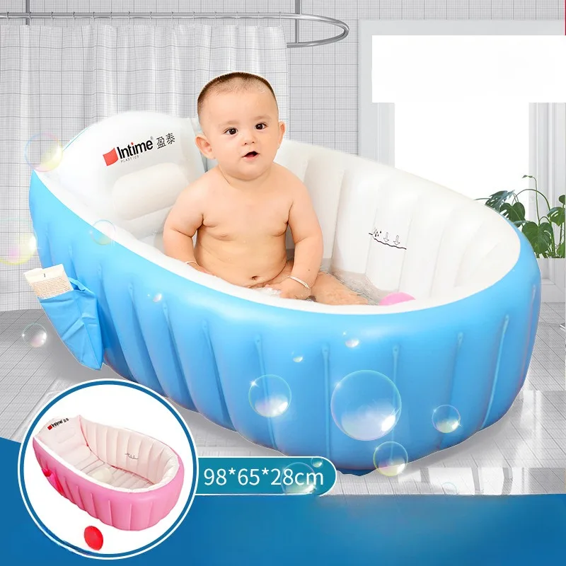 Baby Inflatable Folding Swimming Pool Bath Basin for Children Is Small and Easy To Store Comfortable and Assured