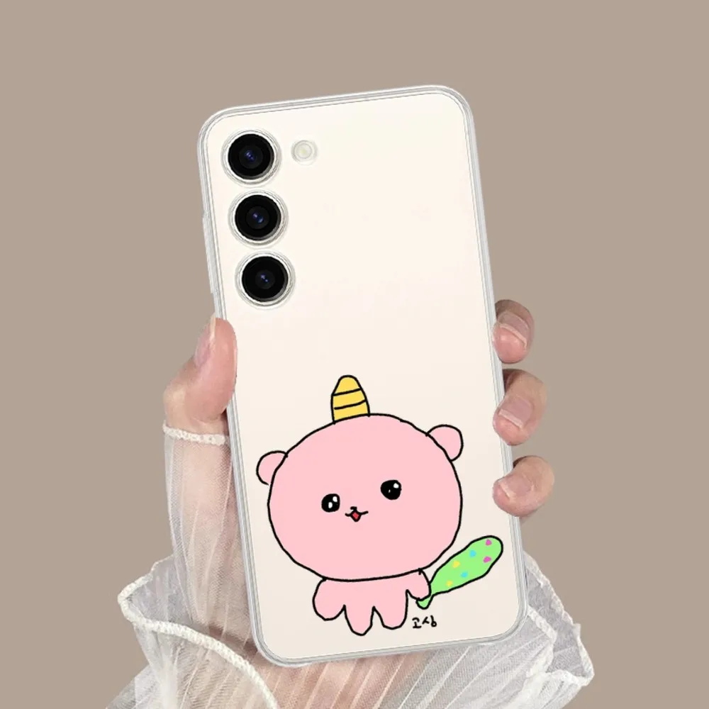 cute animal pink gosimperson Phone Case for Samsung Galaxy S8 8S G950F G950 A91 A80 A73 5G A72