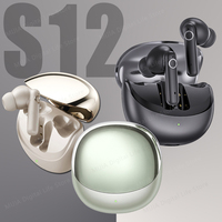S12 TWS Wireless In Ear Headphone Touch Control Bluetooth5.4 HiFi Stereo Sound Headset Sport Gaming Earbuds HD Call Built-in Mic