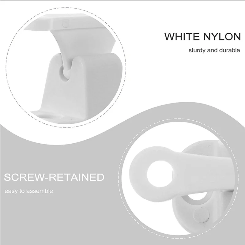 A45F-Caravan RV Motorhome Main Door Gate Push Catch Retainer Clip Holder Stay Spacer Caravan Boat Replacement Parts