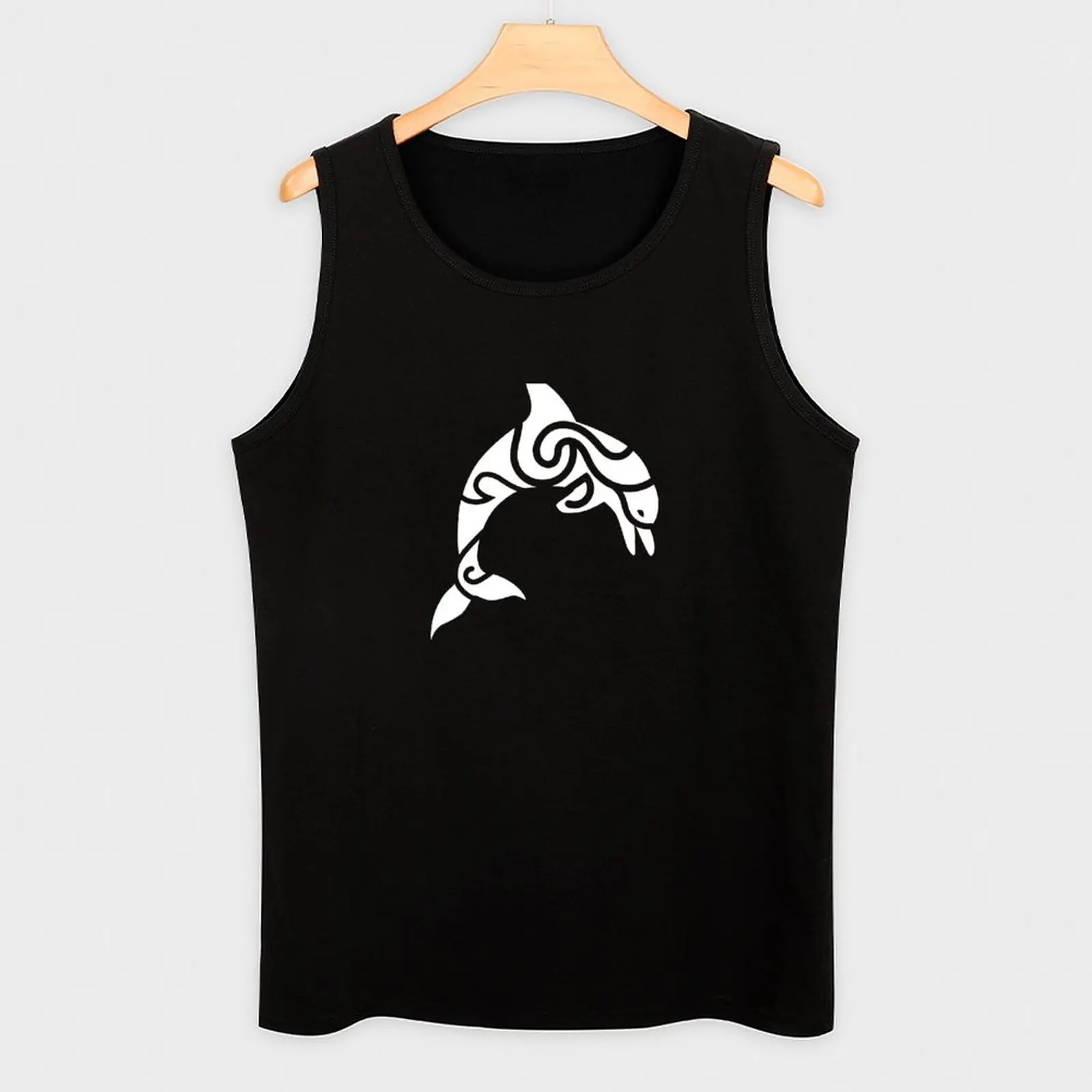 Tribal Dolphin Tank Top kamizelka męska kamizelka bez rękawów odzież męska męska