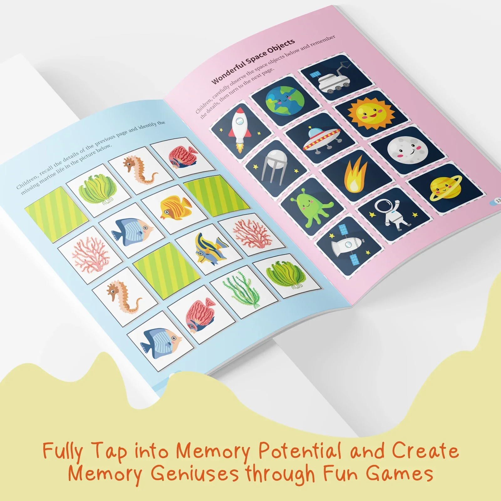Memory Training Books for Kids | Playful Memory Skills for 3-10 Year Olds