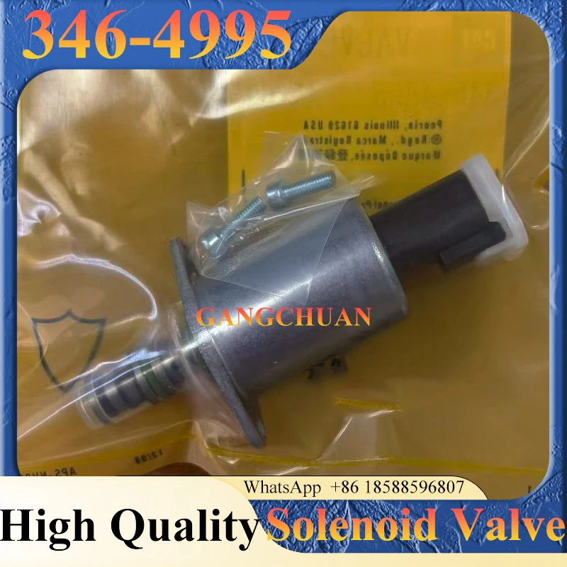 

3464995 Hydraulic Solenoid Valve 346-4995 Replacement for 313GC 395 336GC Excavator