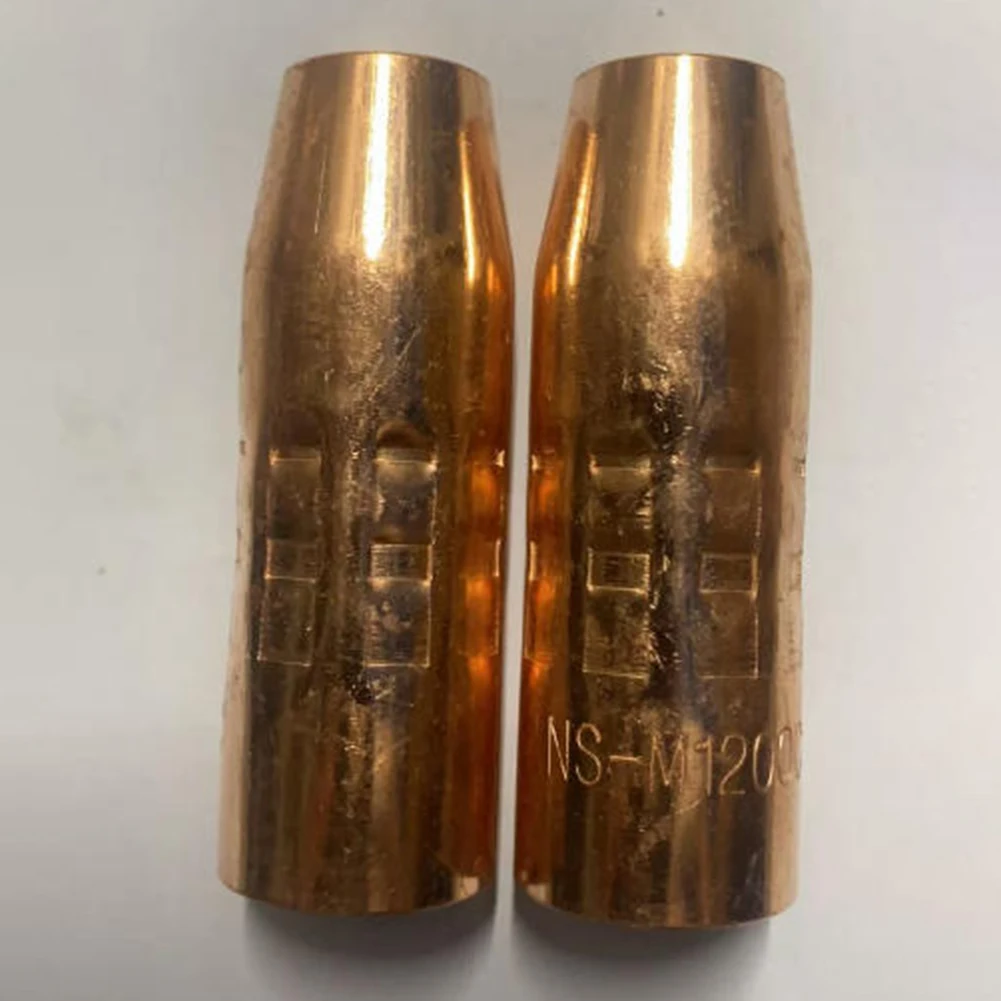 NSM1200C MIG فوهة لحام 2 قطعة 12 بوصة فتحة النحاس استبدال متوافق مع ميلر لسلسلة MDX المواد الاستهلاكية لحام