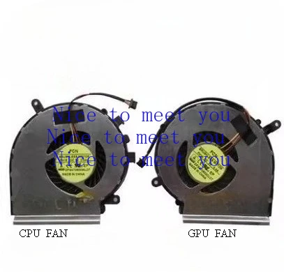 Ventiladores para MSI MS-16J1, 16J2, 16J4 de MSI, MS-1794, 1795 de la serie GE, GE62, GE72, PE60, GL62