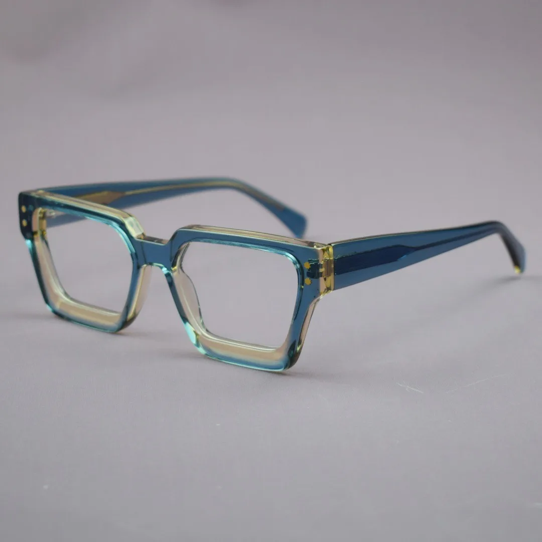 

Handmade Acetate Myopia Glasses Men Vintage Prescription Myopia Glasses Women Luxury Brand Eyewear