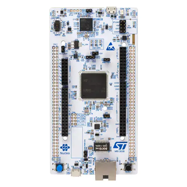 

NUCLEO-H745ZI-Q STM32 NUCLEO-144 BOA STM32H745 series ARM®Cortex®-M4,Cortex®-M7 MCU 32