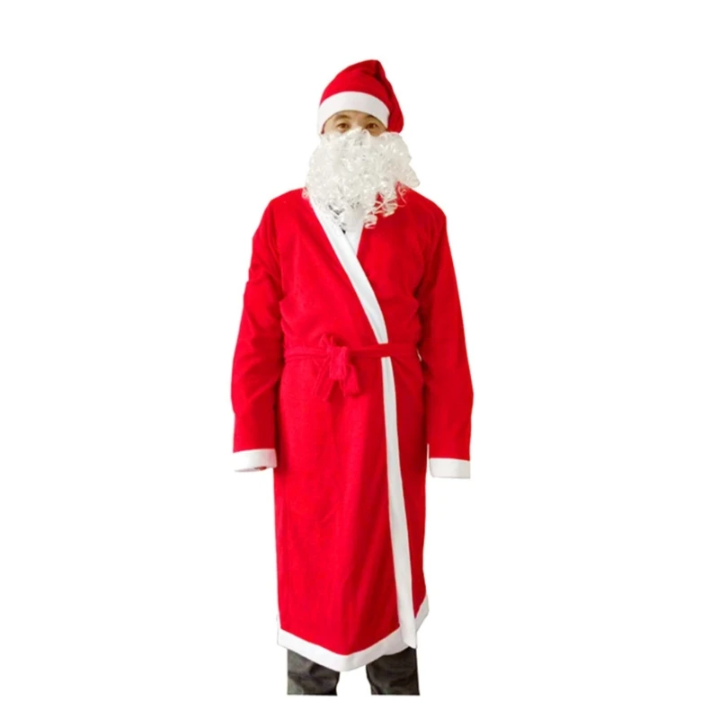 Q0KE – Costume noël pour hommes, femmes enfants, accessoires Costume