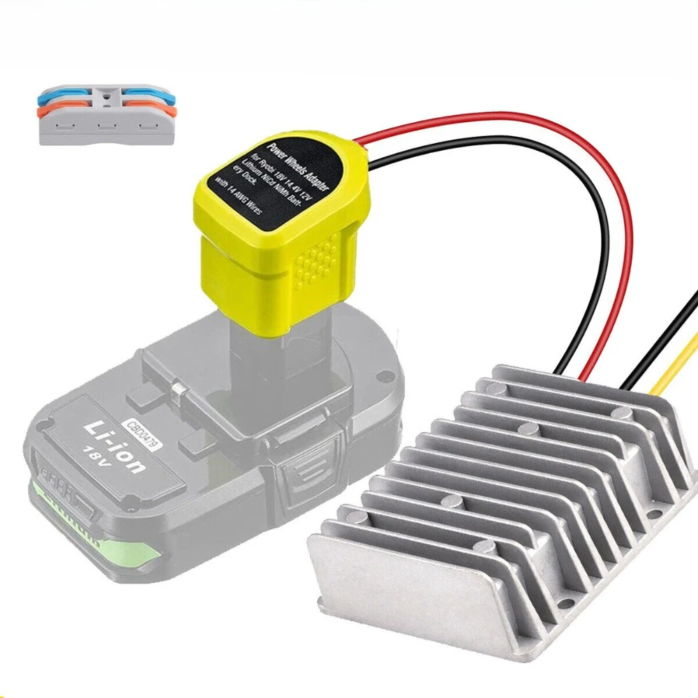 

480W DC 18V to DC 12V Voltage Regulator 40A Step Down Converter For RYOBI 18V li-ion Battery DIY Power Wheel Buck Boost