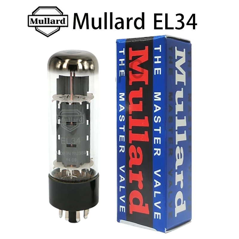 Mullard EL34 Vacuum Tube HIFI Audio Valve Replaces 6CA7 KT77 KT90 5881 6P3P KT66 Electronic Tube Amplifier Kit Diy Matched Quad