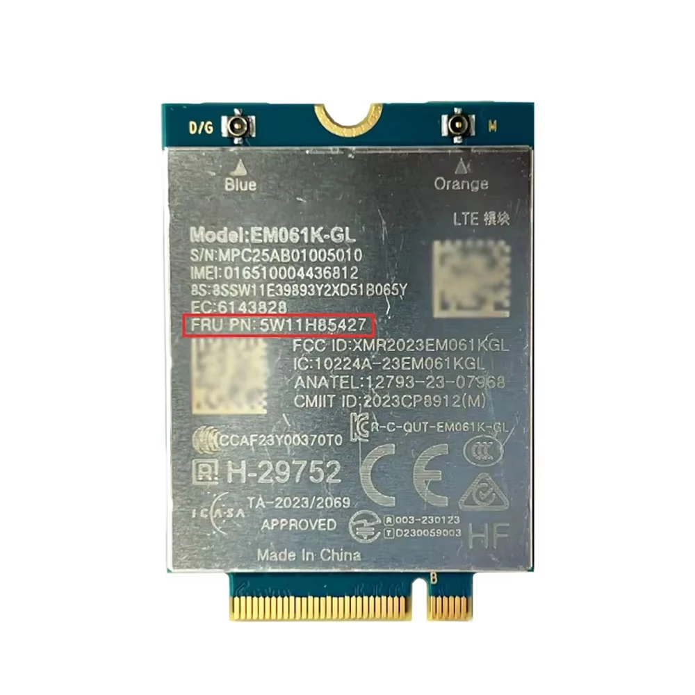 EM061K-GL LET-A Cat6 M.2 Module FRU 5W11H85427 For X13 T14 T14s L13 L14 L16 Gen3 Gen4 Gen5 Gen6 Laptop view 4