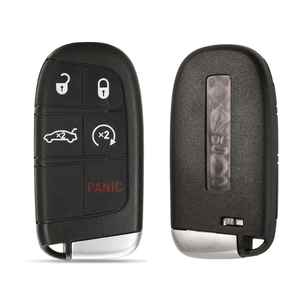 Replace Car Key Fob Case Shell Housing for Dodge Dart Ram 1500 Dart Challenger Charger Chrysler 300 for Jeep Keyless 5 Button