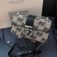2025 New Luxury Women's Bag Designer Letter Print Crossbody Bag Small Square Purse Fashion Tote Handbag for Women
