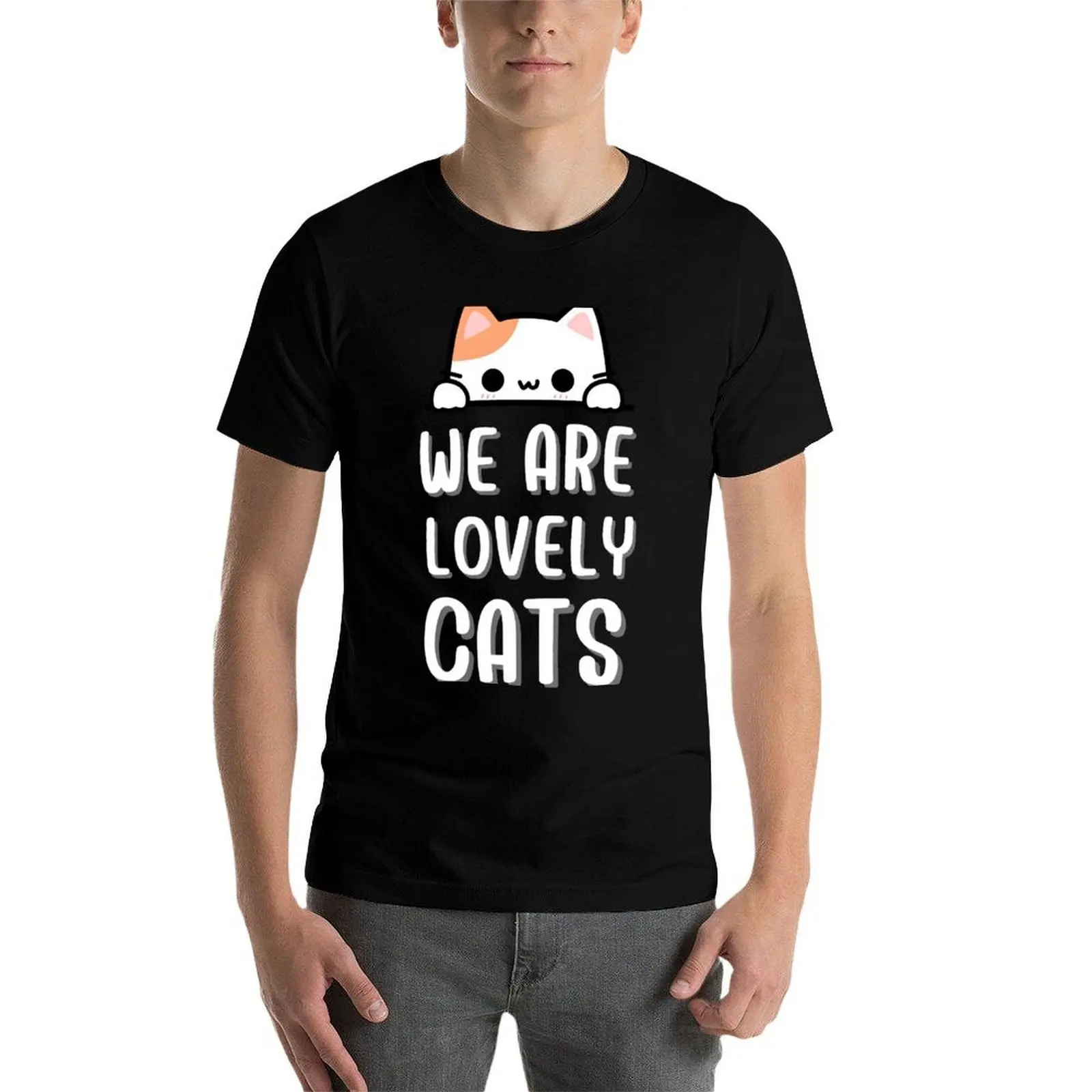 T-shirt con citazione di gatto adorabile per un ragazzo, magliette grafiche da basket sublimi, abbigliamento da uomo