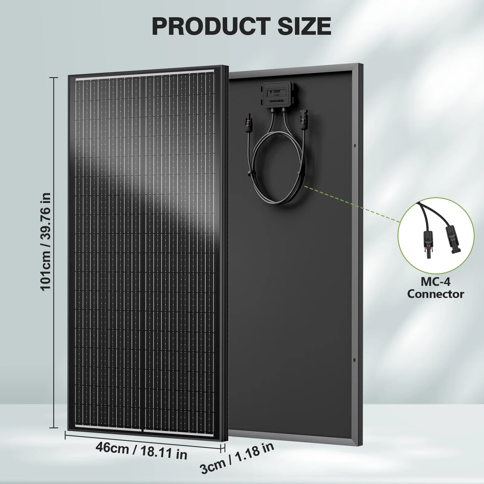 WERCHTAY 12 فولت 400 واط/200 واط/100 واط 18BB لوحة طاقة شمسية صلبة أحادية السيليكون N-نوع الخلايا الشمسية مقاوم للماء التخييم/المنزل/RV