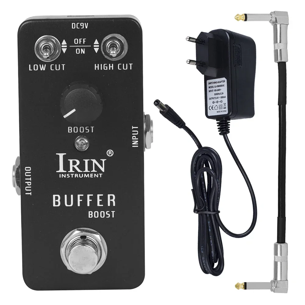 

IRIN RS-21 Electric Guitar Effect Buffer Boost Effect Pedal True Bypass Mini Single Guitar Pedal Guitar Accessories & Parts
