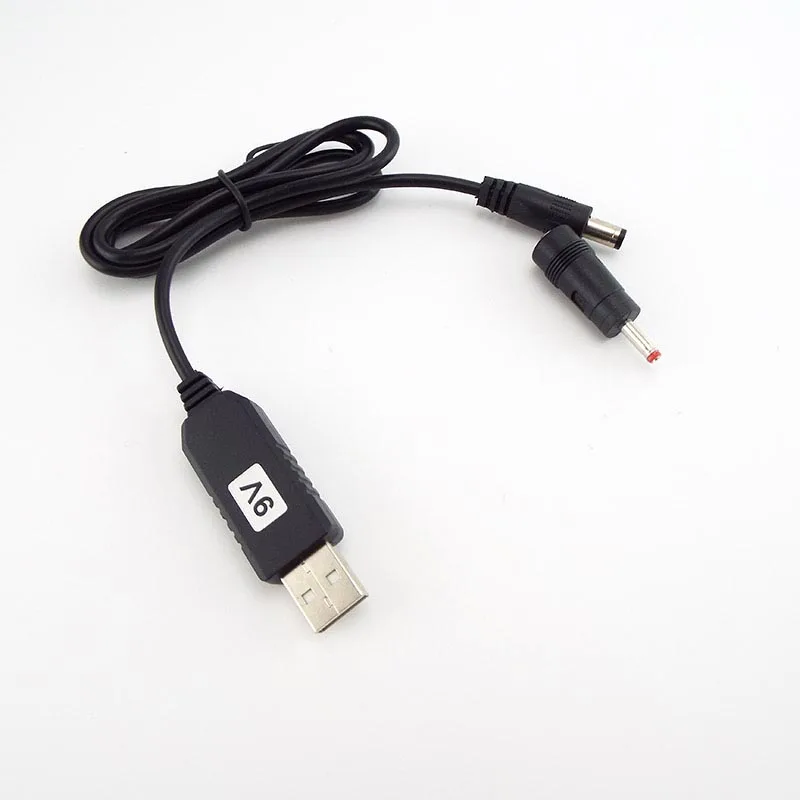DC 5V to DC 9V 12V Power Supply Boost Line Step UP Module USB Connector Adapter USB Cable 2.1x5.5mm 3.5x1.35mm Plug L19