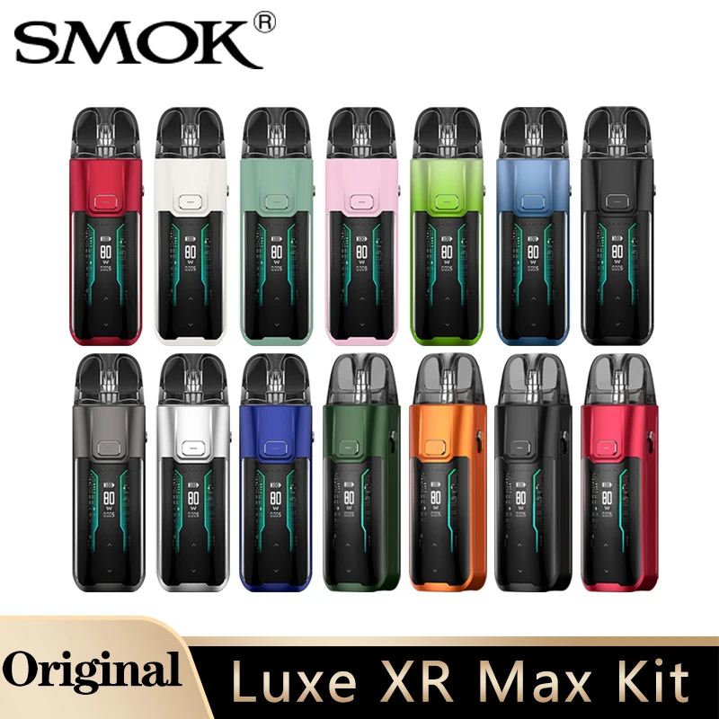 Original Vaporesso Luxe XR Max Kit CMF Version 80W 2800mAh Battery 5ml  LUXE X Pod Cartridge GTX Coil E Cigarette Vaporizer