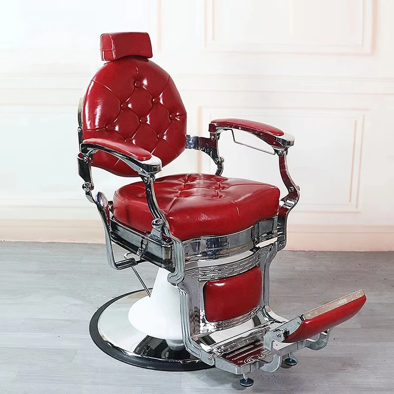 Modern Luxury Furniture Retro Hair Styling Barbershop Equipment Furniture Styling Salon Vintage Barber Chairs