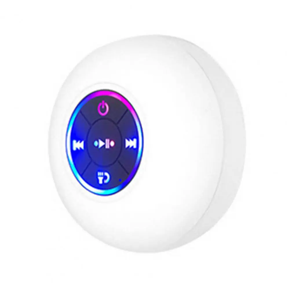 Wireless Speaker IPX4 Waterproof with Suction Cup Hands free Calling Great Bluetooth compatible Small Music Sound Box