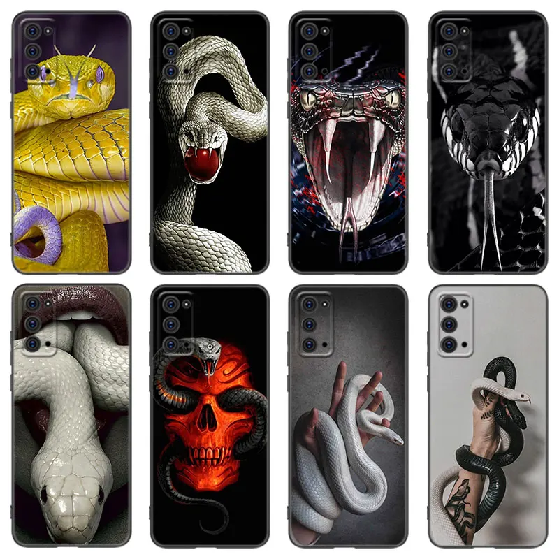 Animal Snake Phone Case For Samsung M30 M31 S Note 10 Lite 20 Ultra M11 M12 M21 M22 M23 M32 M33 M52 M53 J2 Pro J4 J6 + J8 2018