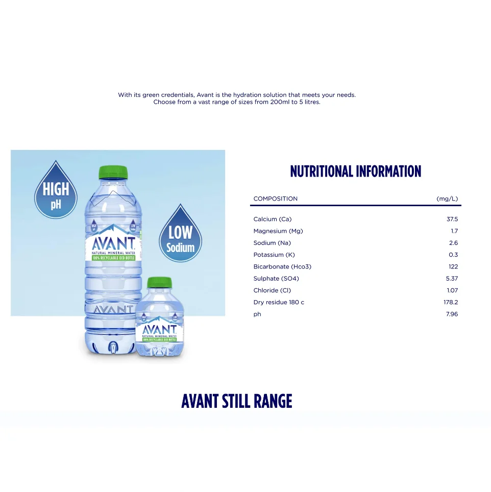 أفانت-حزمة المياه المعدنية الطبيعية ، 24x500ml