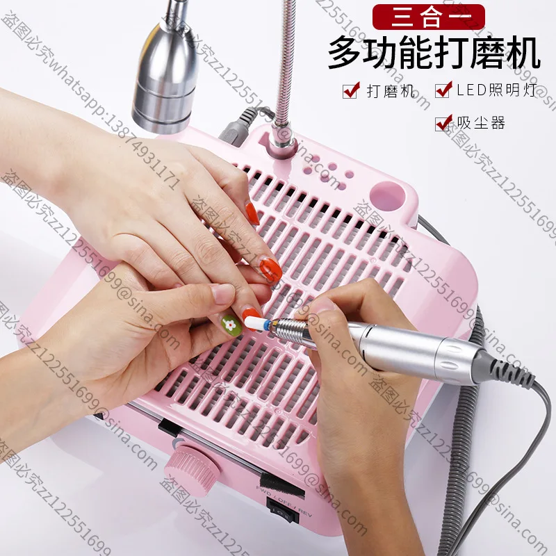Suitable for Grinder, Electric Nail Remover, Vacuum Cleaner, Full Set of Nail Art Tools, Vacuum Cleaner, Ceramic Grinding Head