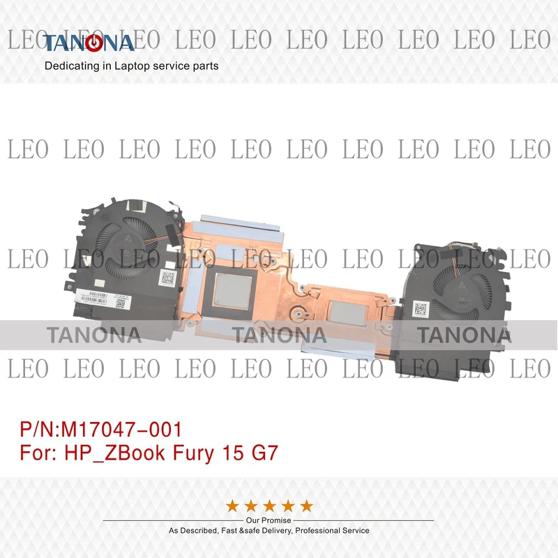 Novo Cooler/Ventoinha de Resfriamento para CPU e GPU HP ZBook Fury 15 G7 (M17047-001)