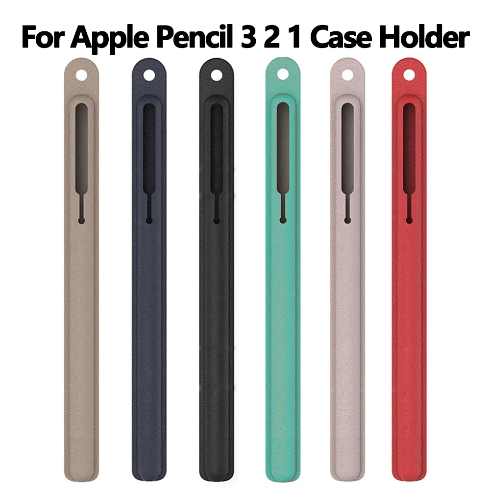 Stylus Pen Cover For IPad Apple Pencil 3 2 1Case Holder Soft Leather Anti-scroll Pouch Cap Nib Cover Tablet Touch Pen Protective