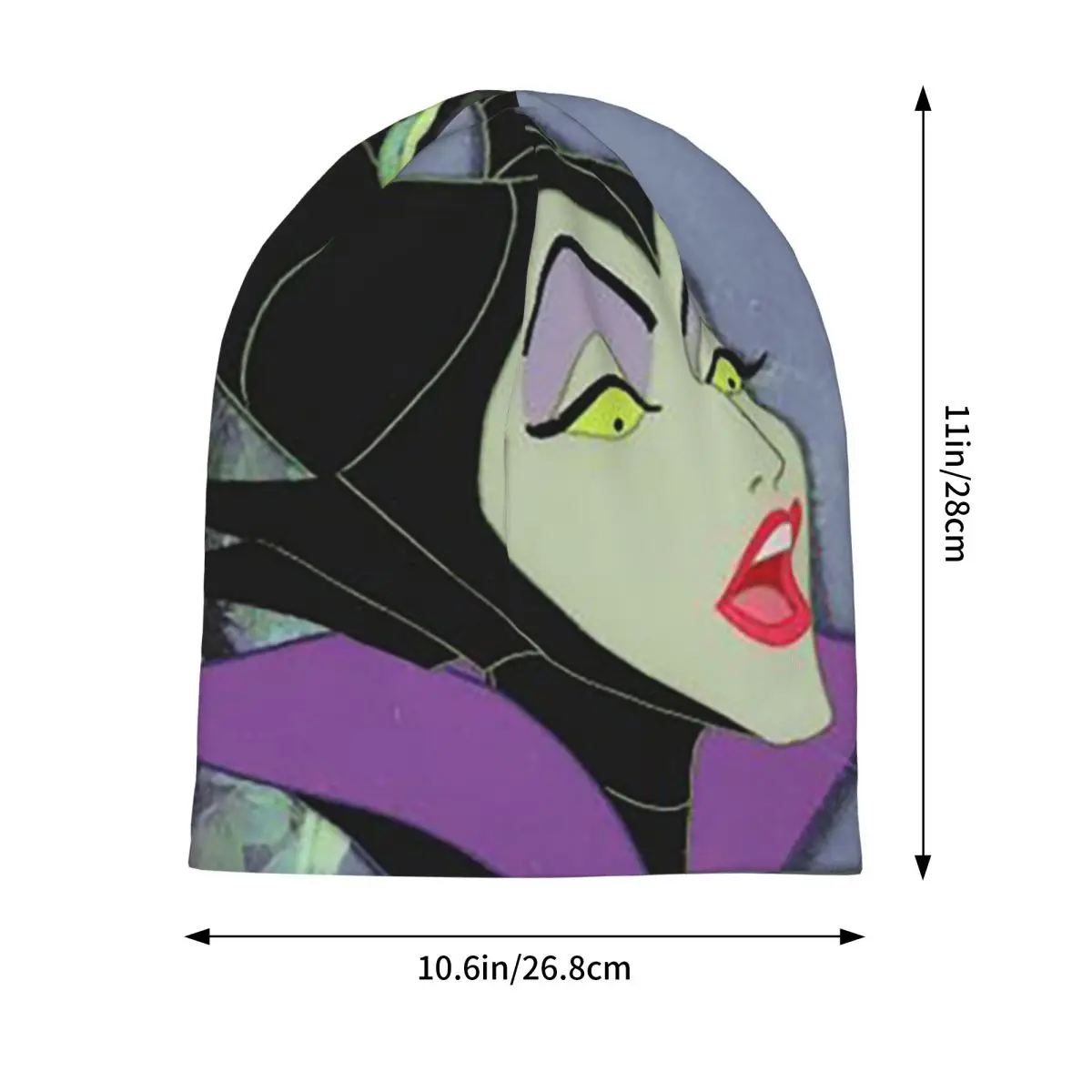 Disney Villains Challenge Warm Knitted Cap Fashion Bonnet Hat Autumn Winter Outdoor Beanies Hats for Men Women Adult