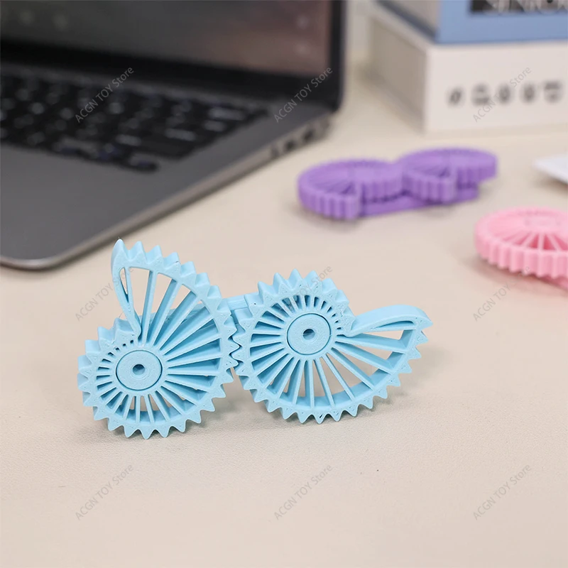 3D Printed Nautilus Gear Fidget Toy Anti Stress Spinning Gears Sensory Fidgetv Toys for Adults