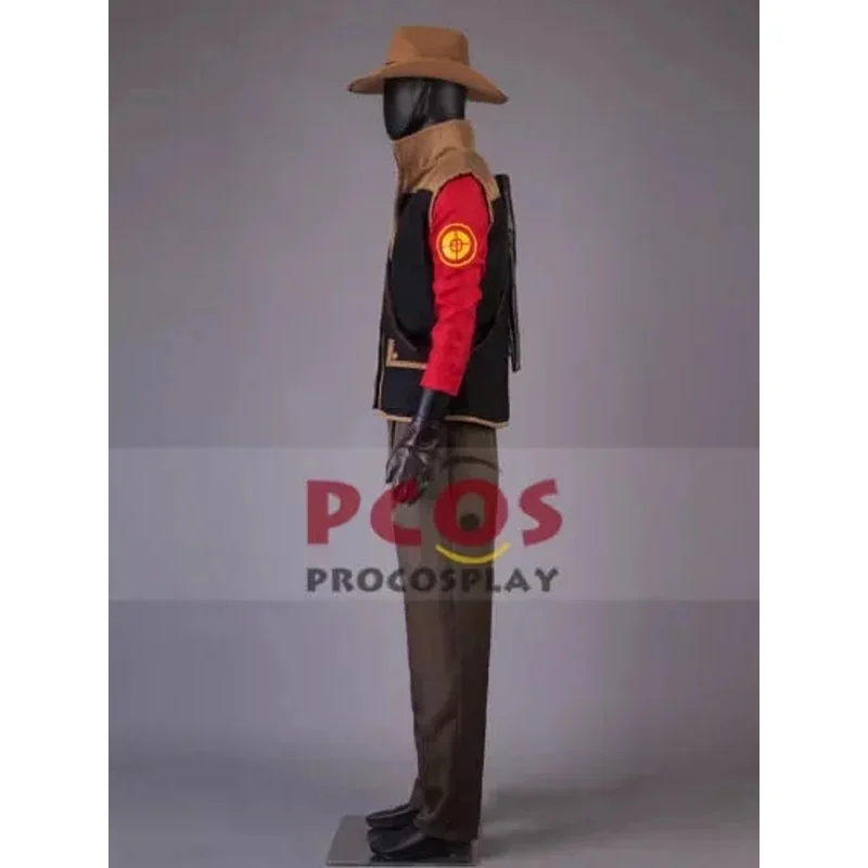 DY20New! فريق القلعة 2 قناص الأحمر تأثيري حلي مجموعة كاملة أزياء الهالوين ملابس أنيمي Clothes25