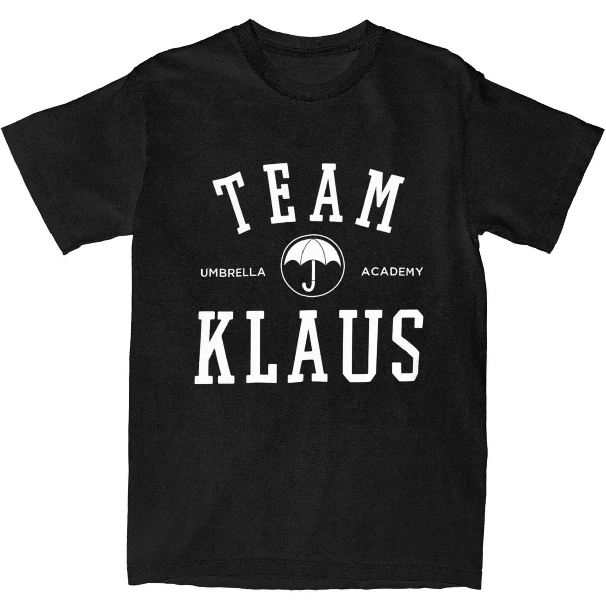 TEAM KLAUS THE UMBRELLA ACADEMY T Shirt Summer Streetwear T-Shirts Cotton Trendy Cool Tshirt For Men's Short-Sleeve Casual Tops