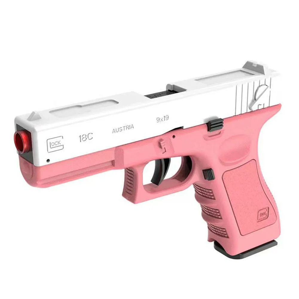 Glock Toy Gun Shell Ejecting Mag Soft Bullets Pistol Toys Foam Blaster For Girls Boys Shopify Dropshiping