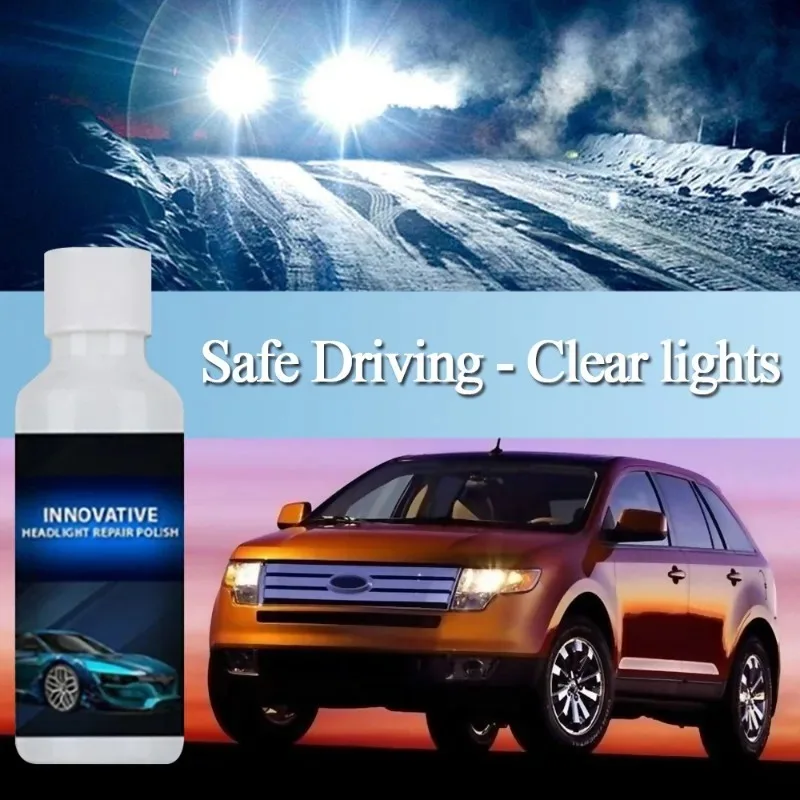 Car Headlight Repair Agent Oxidation Yellowing Scratch Rust and Blur Remove Refurbishment fluid Auto Restoration Kit