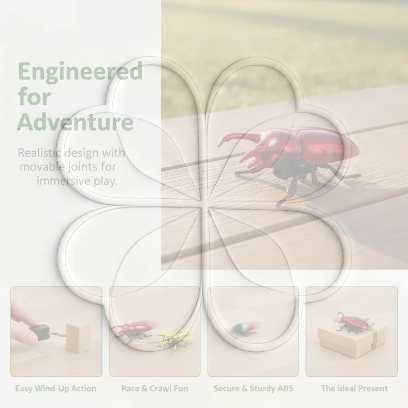 3Pcs Wind Up Insect Clockwork Toys Sensory Prank Fidget Playthings Anxiety Relief for Autistic Kids Calming Play
