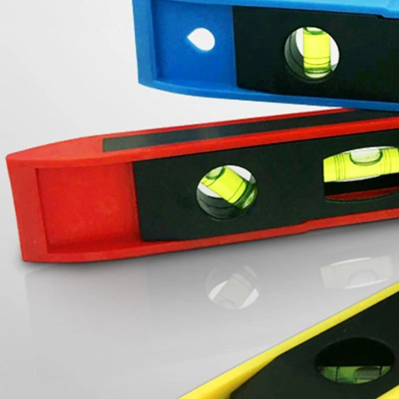E06B Tor-pedo Level S-pirit Level 9-Inch Small Plastic Shockproof Toolbox