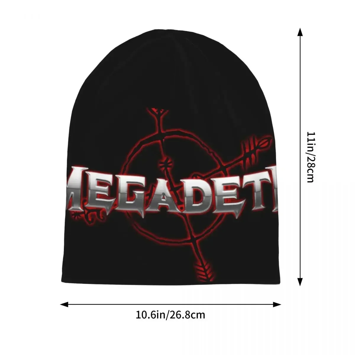 Luxury The Megadeth Metal Band Warm Knitted Cap Hip Hop Bonnet Hat Autumn Winter Outdoor Beanies Hats for Unisex Adult