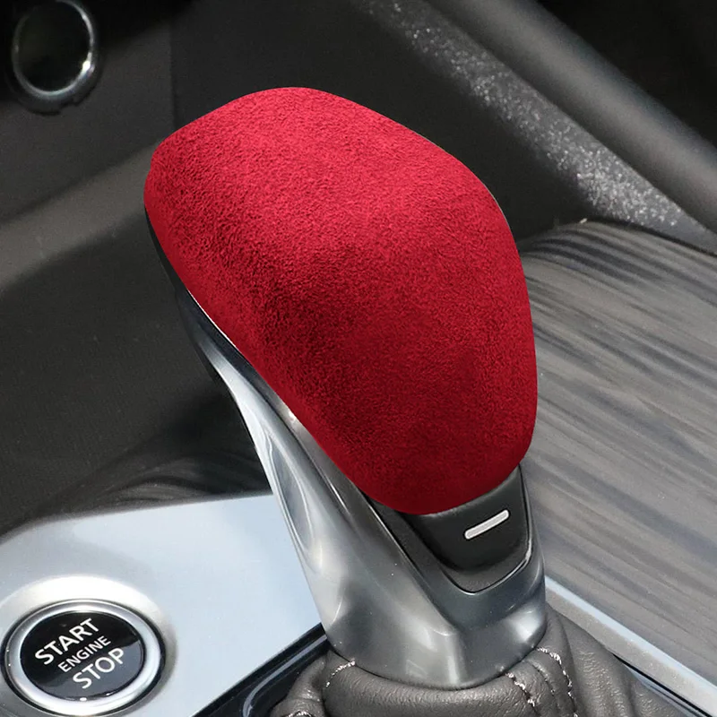 

Top Suede Wrap Gear Shift Knob Sticker For Nissan Sentra 8th Kicks P15 Patrol Y62 Altima L34 Armada 2th Facelift Accessories