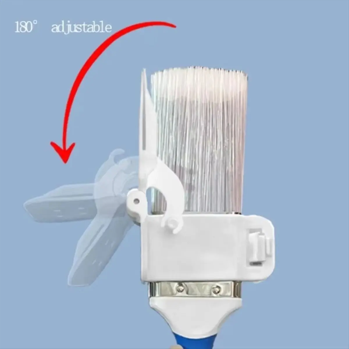 

(ABLP) 2pcs Comfortable Handle Edging Color Separation Brush with Detachable Baffle Hanging Paint Brush